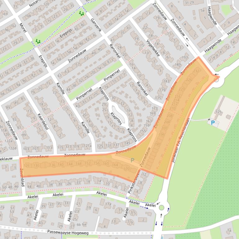 Kaart van postcodegebied 4007VE.