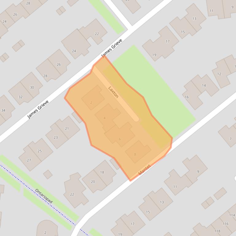 Kaart van postcodegebied 4007XK.