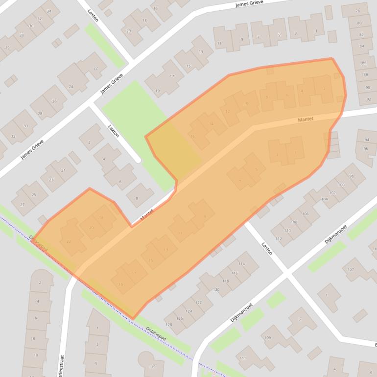 Kaart van postcodegebied 4007XL.