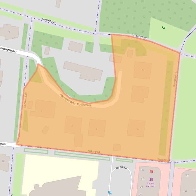 Kaart van postcodegebied 4007XP.