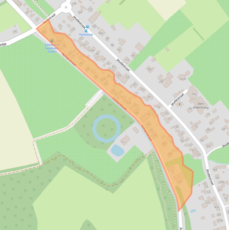 Kaart van postcodegebied 4011ER.