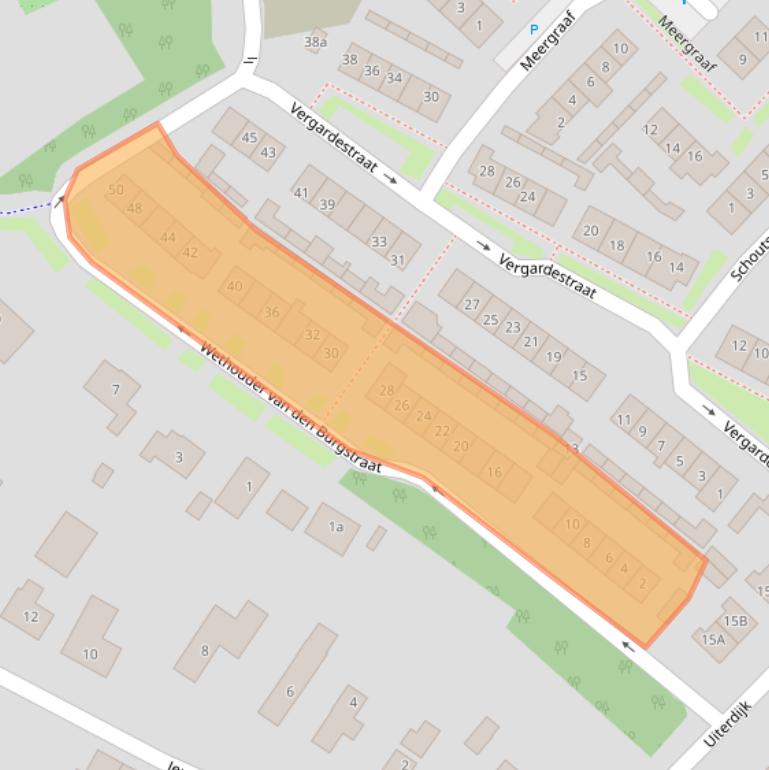 Kaart van postcodegebied 4011GA.