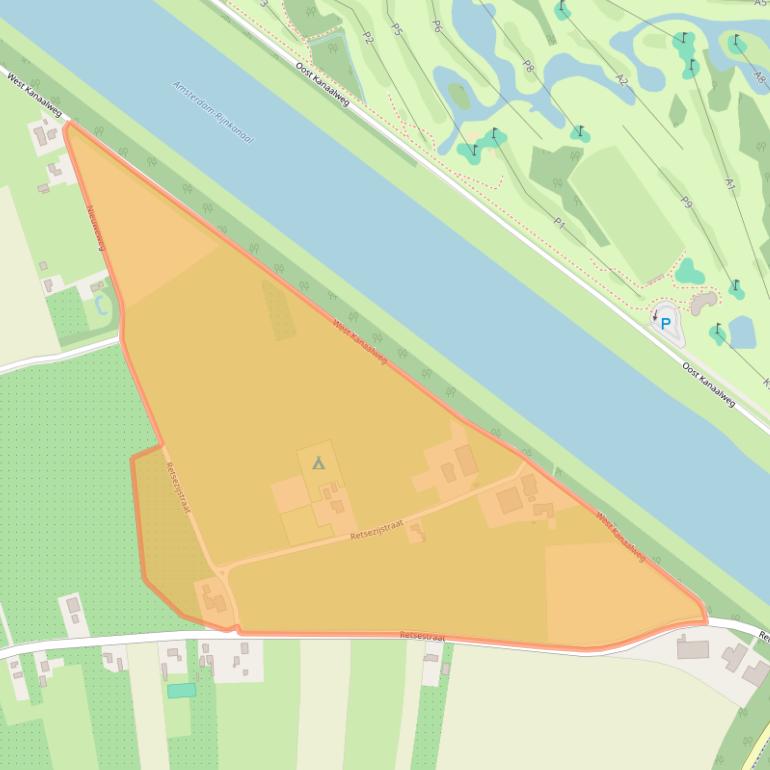 Kaart van postcodegebied 4011JP.