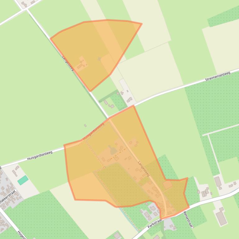 Kaart van postcodegebied 4011JS.