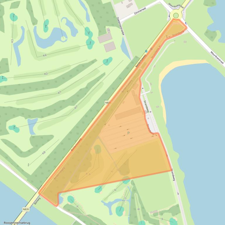 Kaart van postcodegebied 4011LZ.