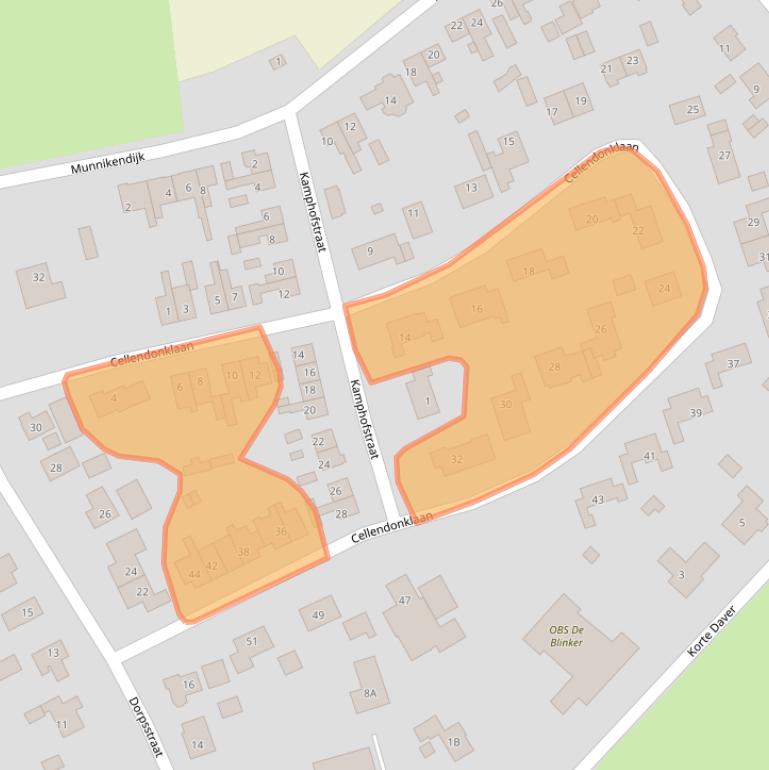 Kaart van postcodegebied 4012BP.