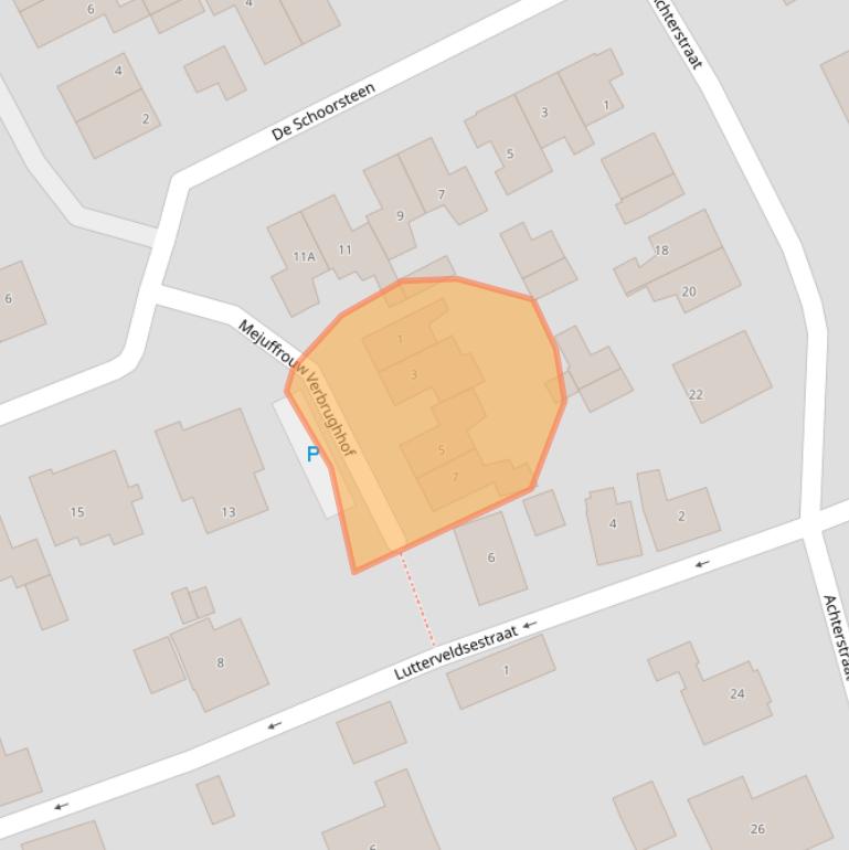 Kaart van postcodegebied 4012DK.