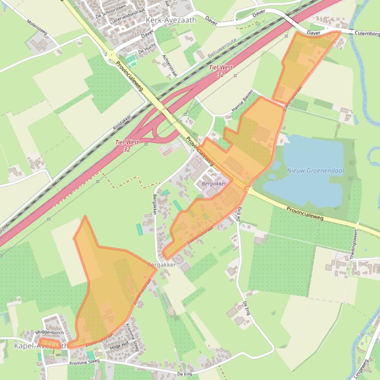 Kaart van postcodegebied 4013CP.