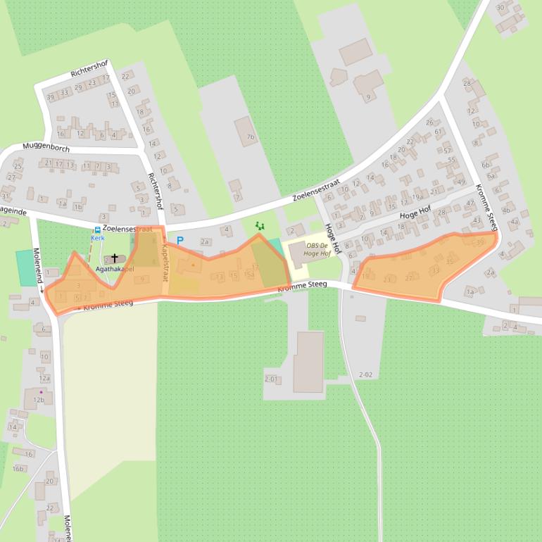 Kaart van postcodegebied 4013NG.