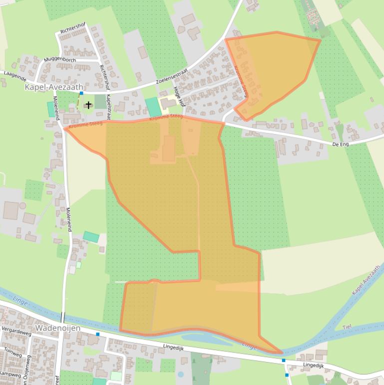 Kaart van postcodegebied 4013NJ.