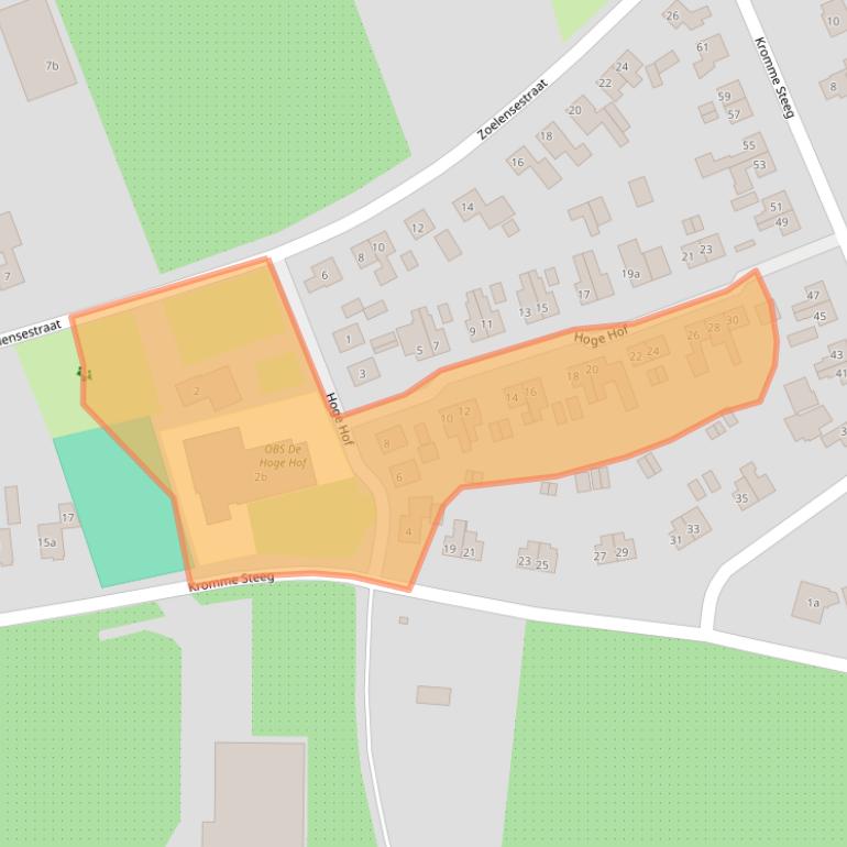 Kaart van postcodegebied 4013NL.