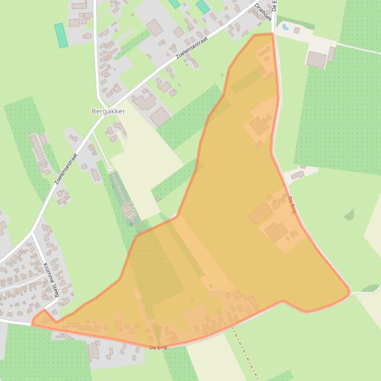 Kaart van postcodegebied 4013NM.