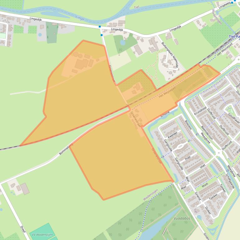 Kaart van postcodegebied 4014MH.