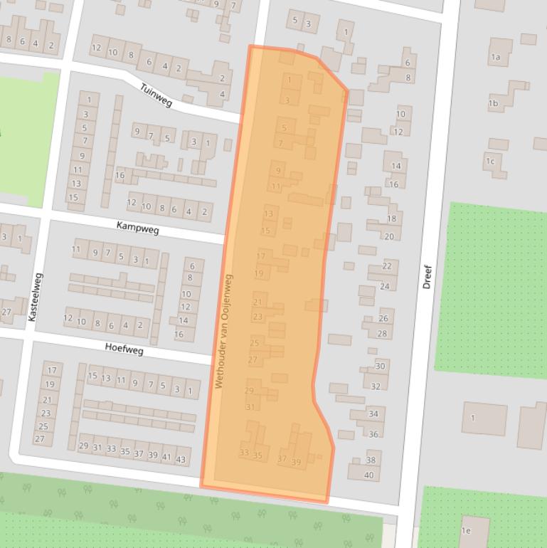 Kaart van postcodegebied 4014MN.