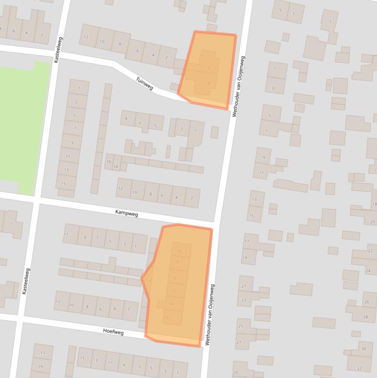 Kaart van postcodegebied 4014MP.