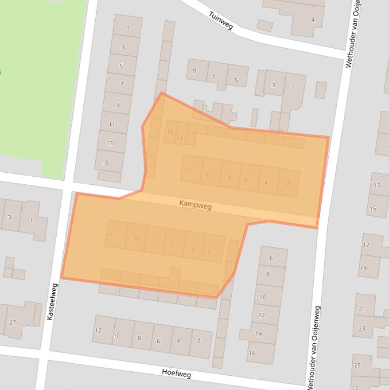 Kaart van postcodegebied 4014MT.