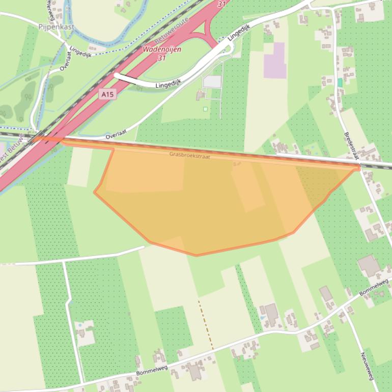 Kaart van postcodegebied 4014ND.