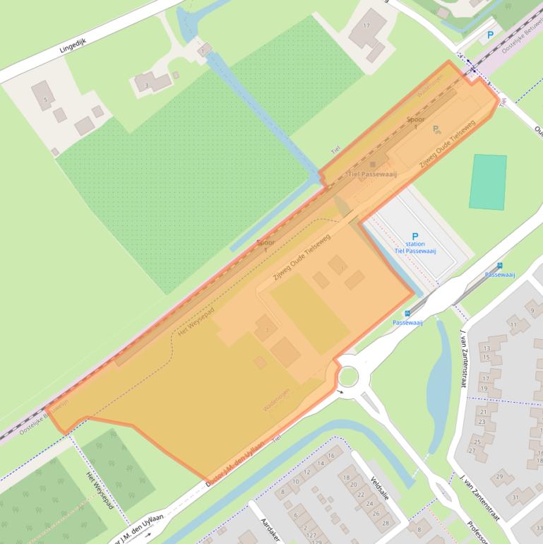 Kaart van postcodegebied 4014PG.