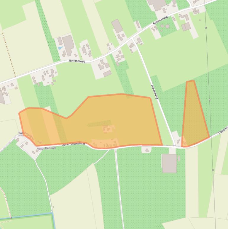 Kaart van postcodegebied 4014RA.