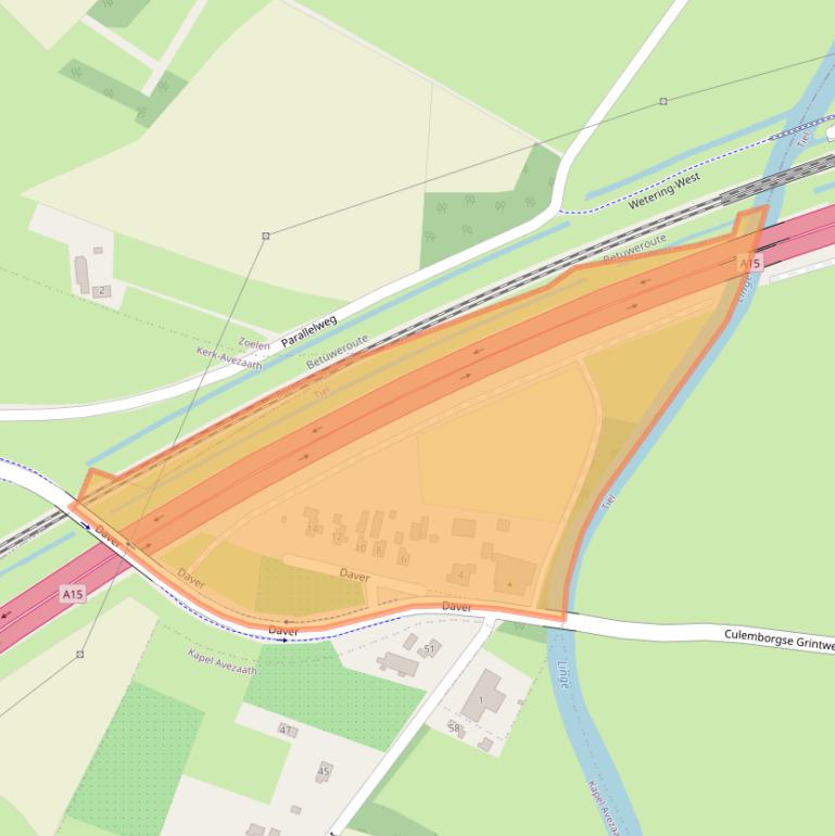 Kaart van postcodegebied 4017BB.