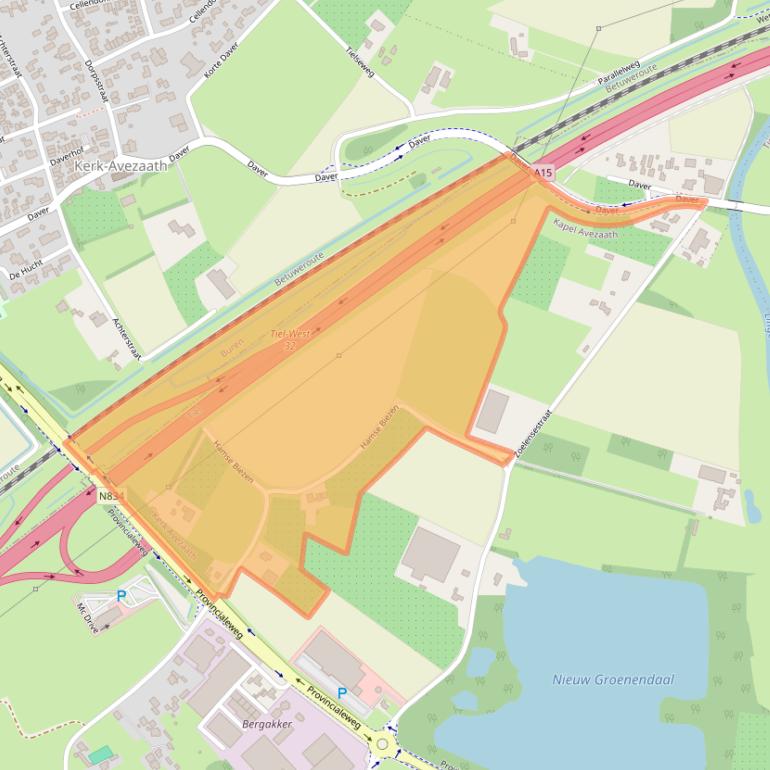 Kaart van postcodegebied 4017CK.