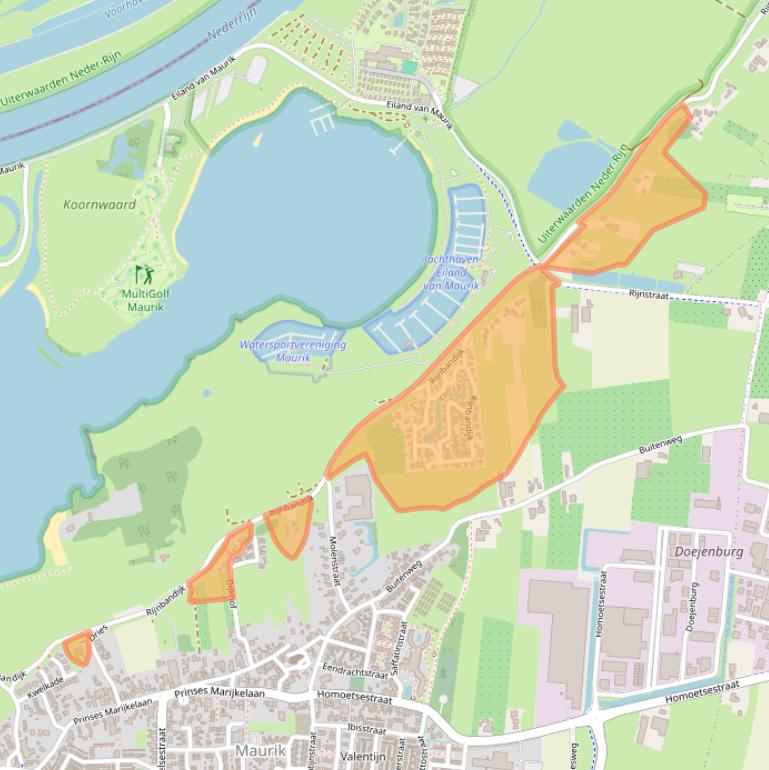 Kaart van postcodegebied 4021AG.