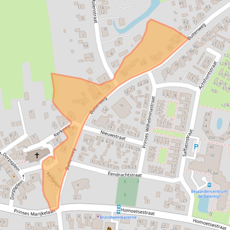 Kaart van postcodegebied 4021BB.