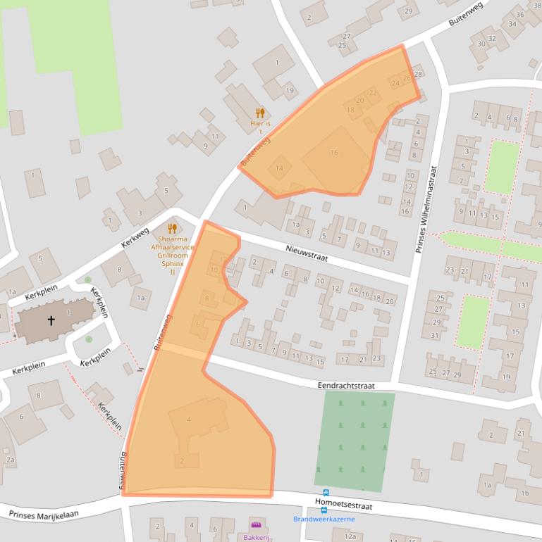 Kaart van postcodegebied 4021BD.