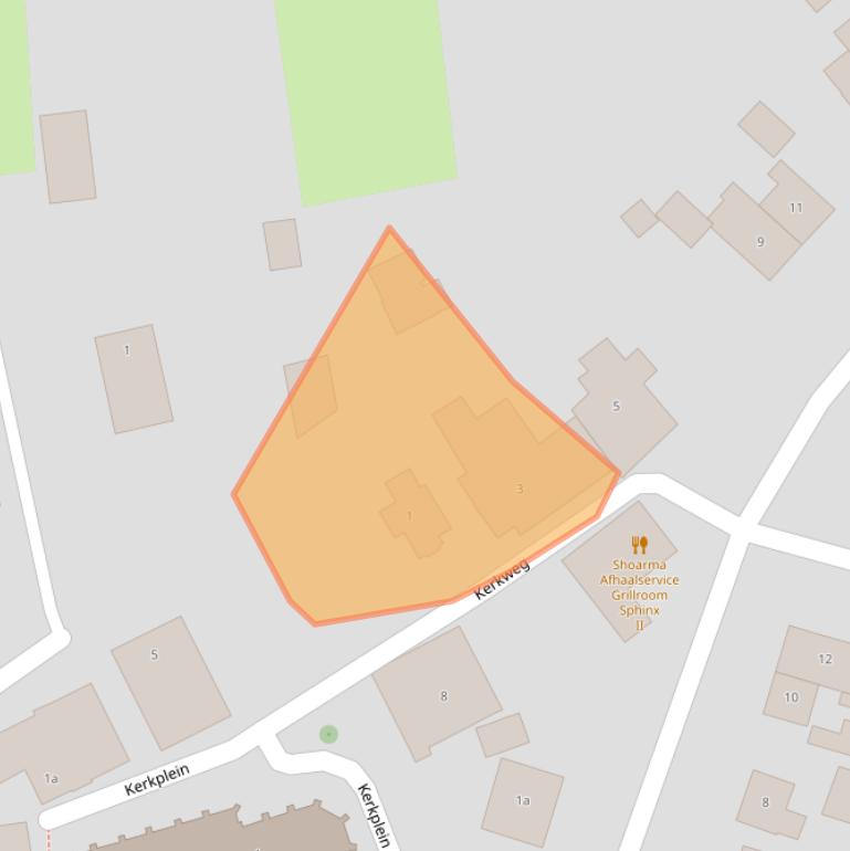 Kaart van postcodegebied 4021BG.