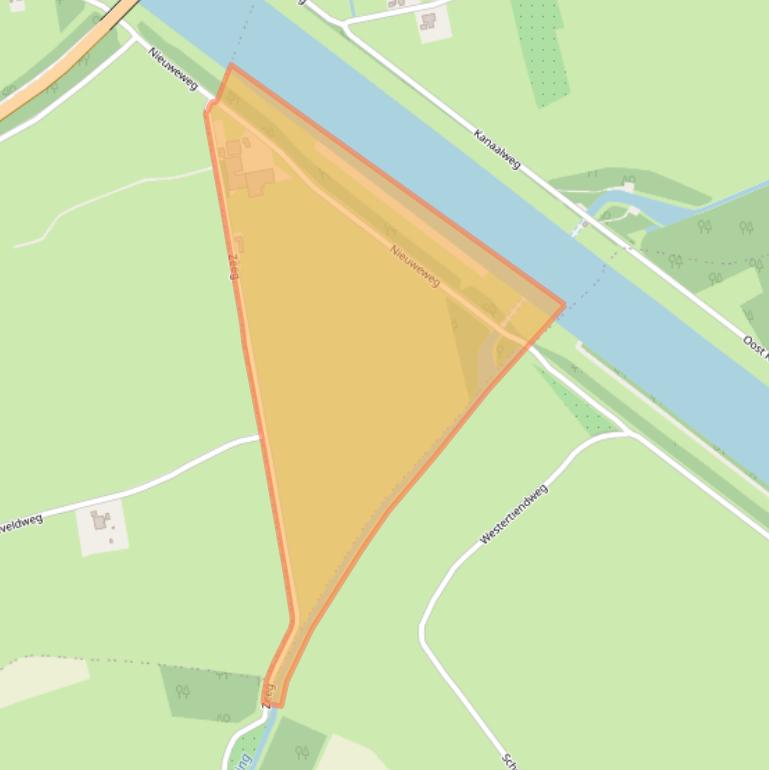 Kaart van postcodegebied 4021CE.