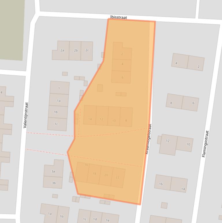Kaart van postcodegebied 4021DZ.