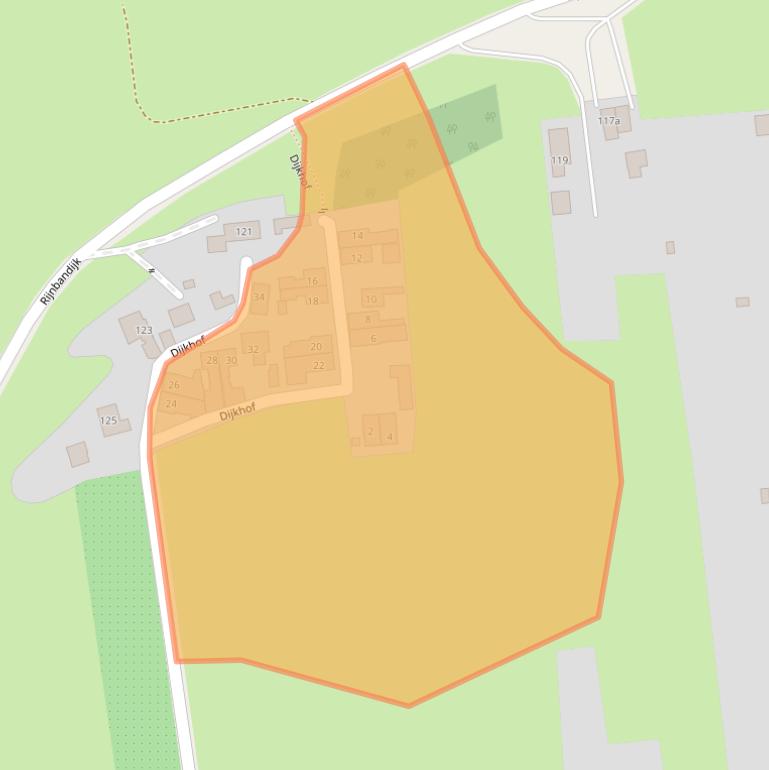 Kaart van postcodegebied 4021GE.