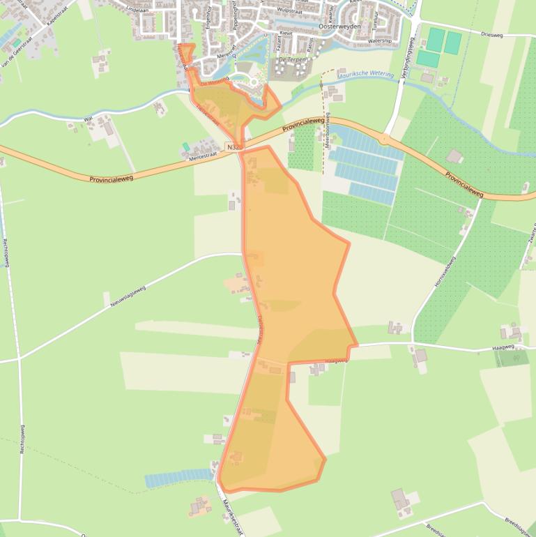 Kaart van postcodegebied 4021HB.