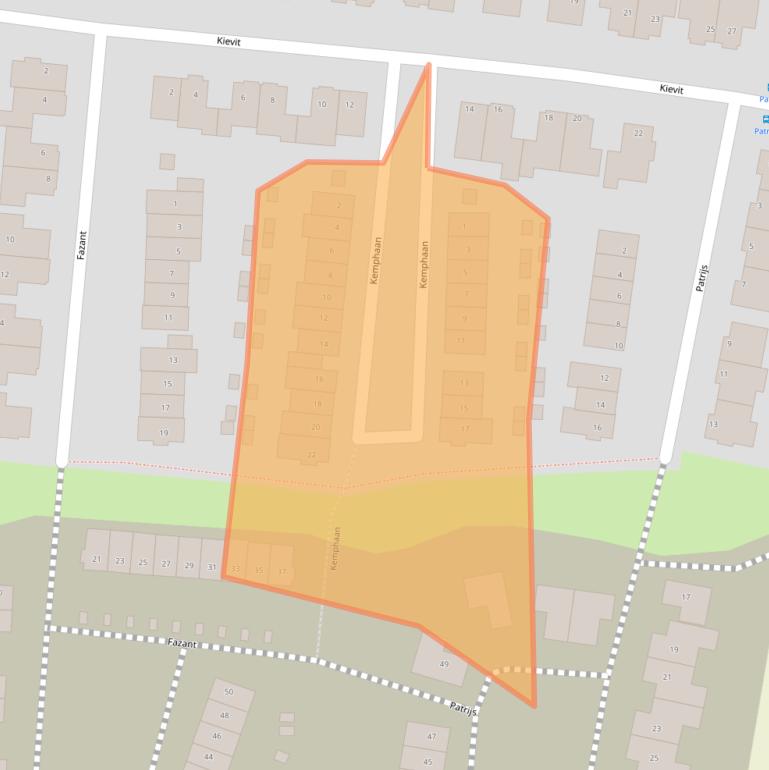 Kaart van postcodegebied 4021JB.
