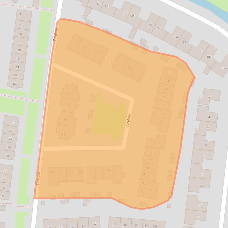Kaart van postcodegebied 4021JK.