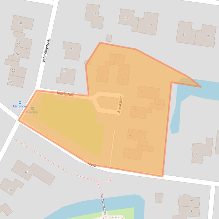 Kaart van postcodegebied 4021VS.