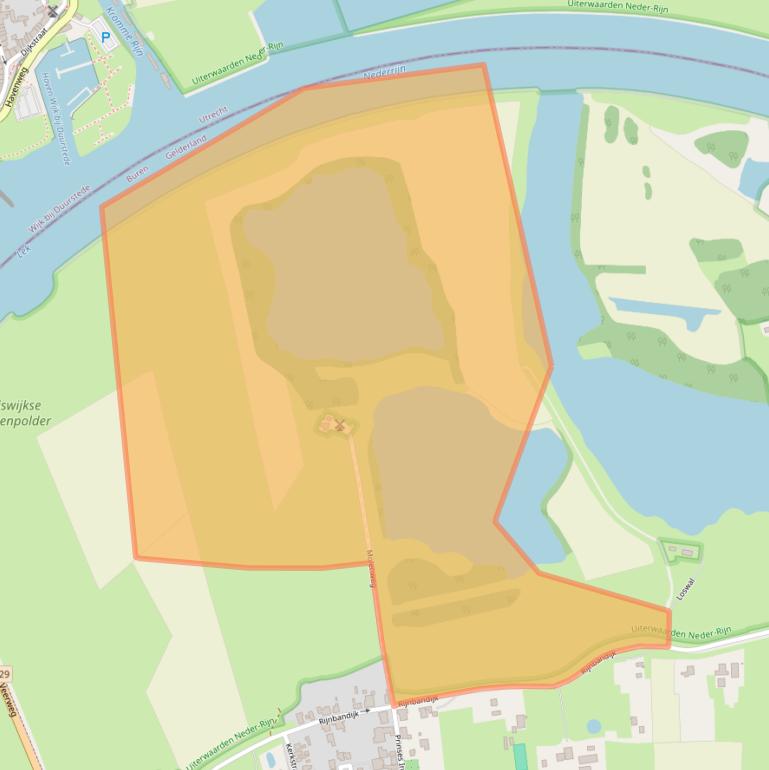 Kaart van postcodegebied 4023AN.