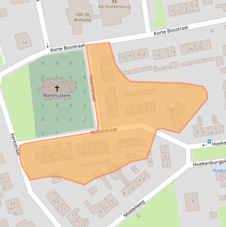 Kaart van postcodegebied 4023AT.