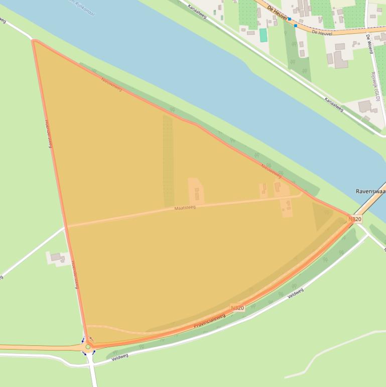 Kaart van postcodegebied 4023CM.