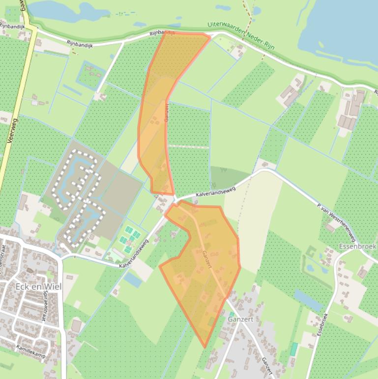 Kaart van postcodegebied 4024BS.