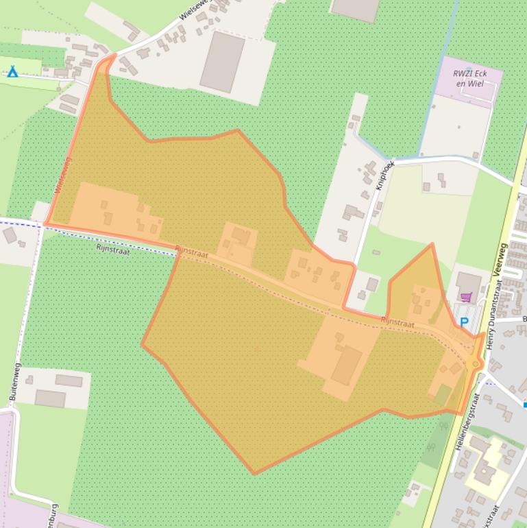 Kaart van postcodegebied 4024BW.