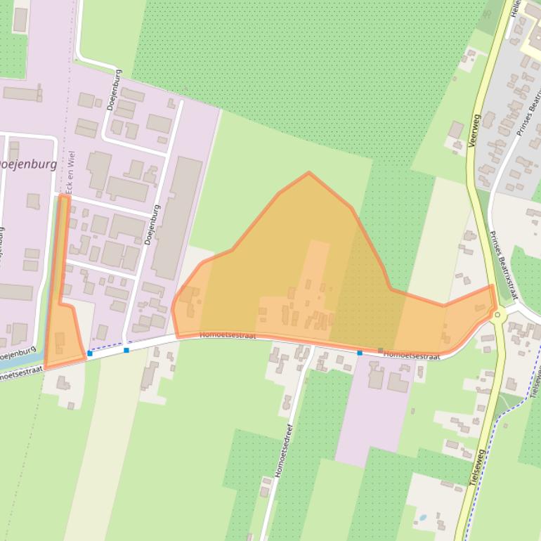 Kaart van postcodegebied 4024HG.