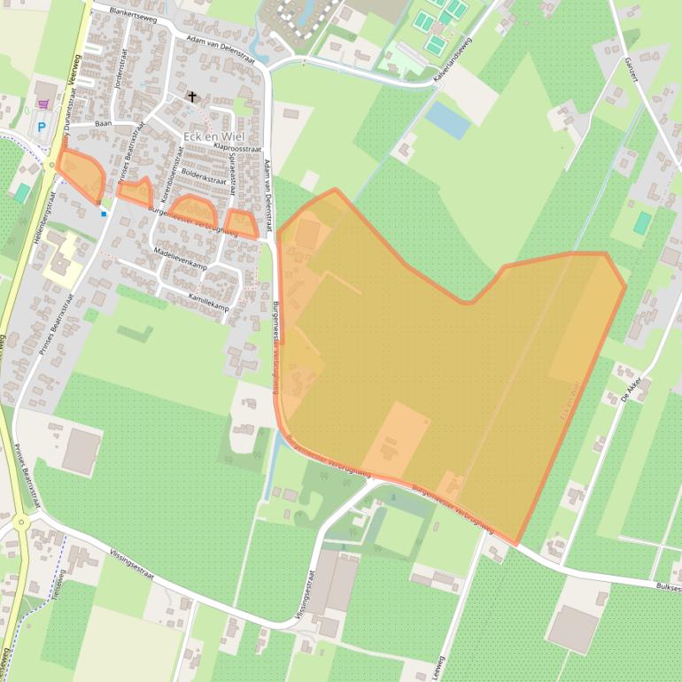 Kaart van postcodegebied 4024HP.