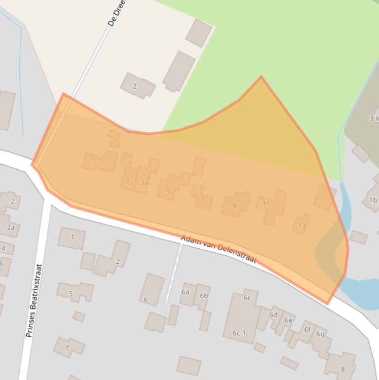 Kaart van postcodegebied 4024JA.
