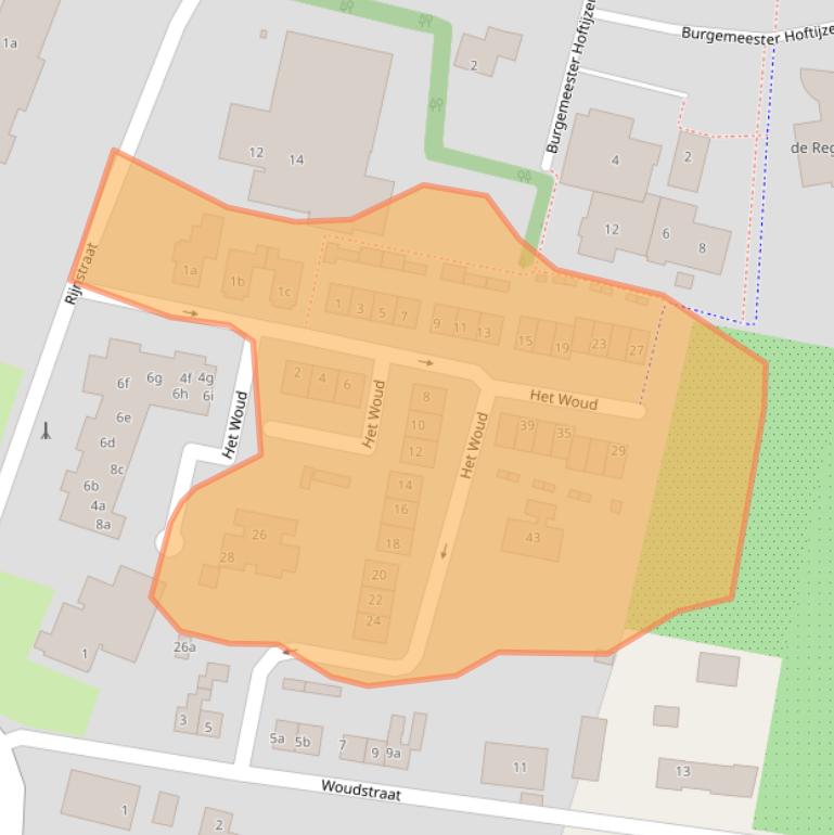 Kaart van postcodegebied 4031JB.