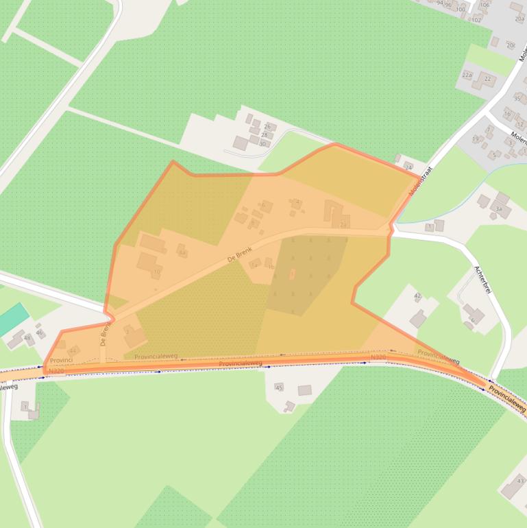 Kaart van postcodegebied 4031JL.