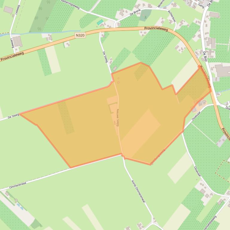 Kaart van postcodegebied 4031JR.