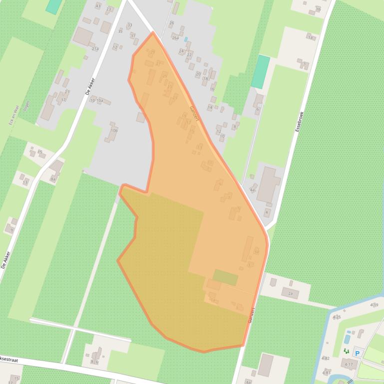 Kaart van postcodegebied 4031KA.