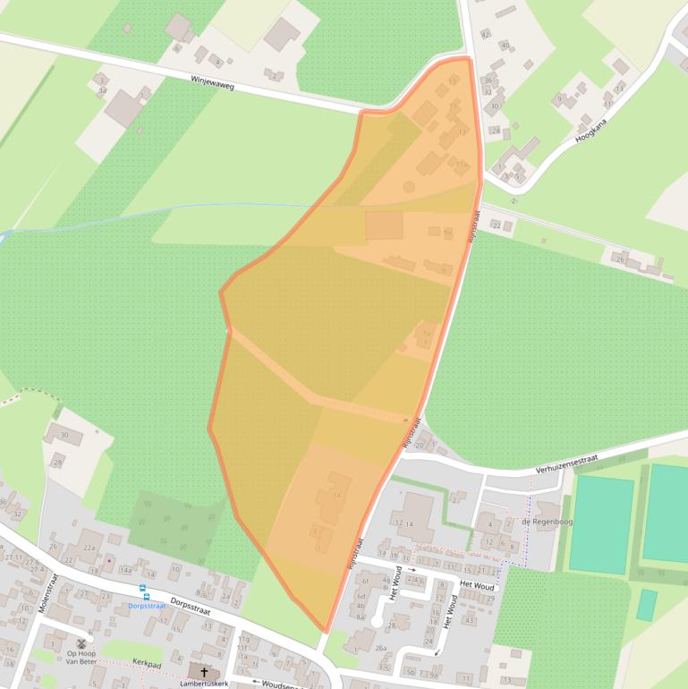 Kaart van postcodegebied 4031KJ.