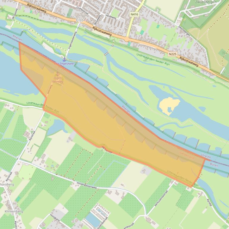 Kaart van postcodegebied 4031KP.